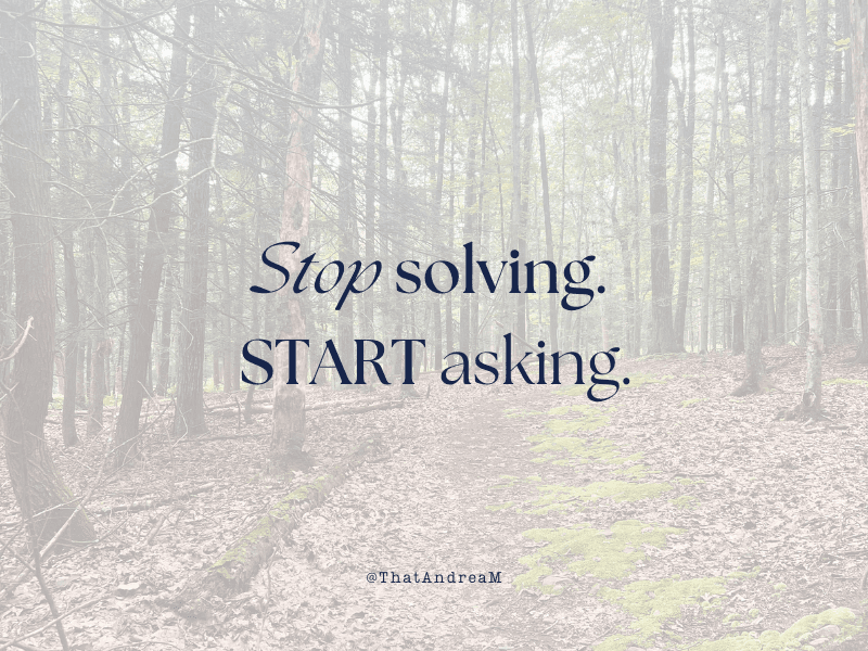 Think you're helping by having the answers? Think again.